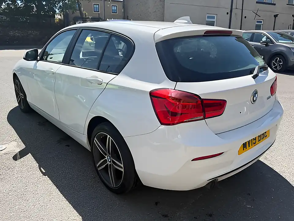 Used 2019 BMW 1 Series Sport White - Interior and Exterior details 4