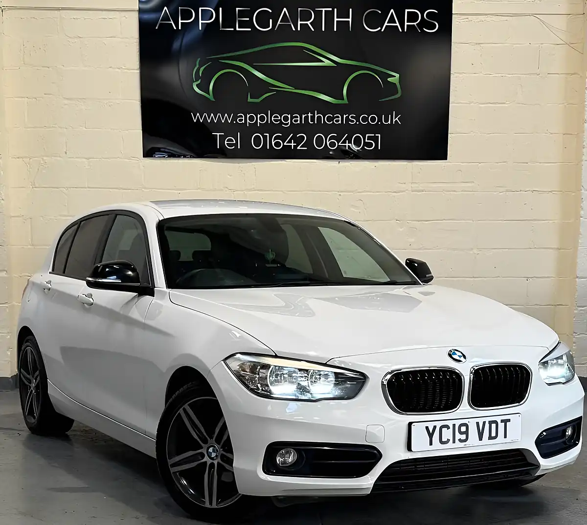 Used 2019 BMW 1 Series Sport White - Interior and Exterior details 12