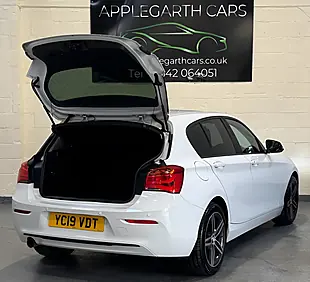 Used 2019 BMW 1 Series Sport White - Interior and Exterior details 4
