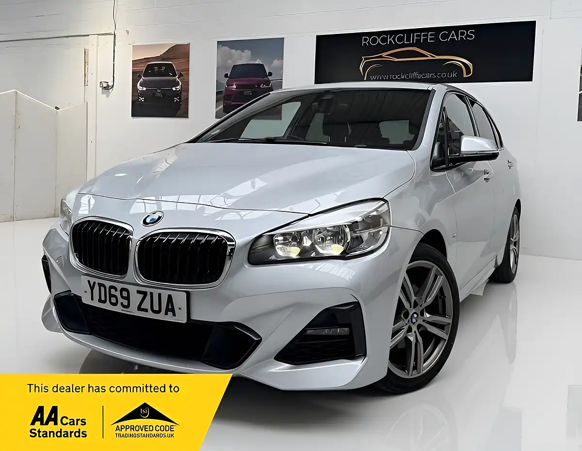 Used 2019 BMW 2 Series Active Tourer M Sport Silver - Front View