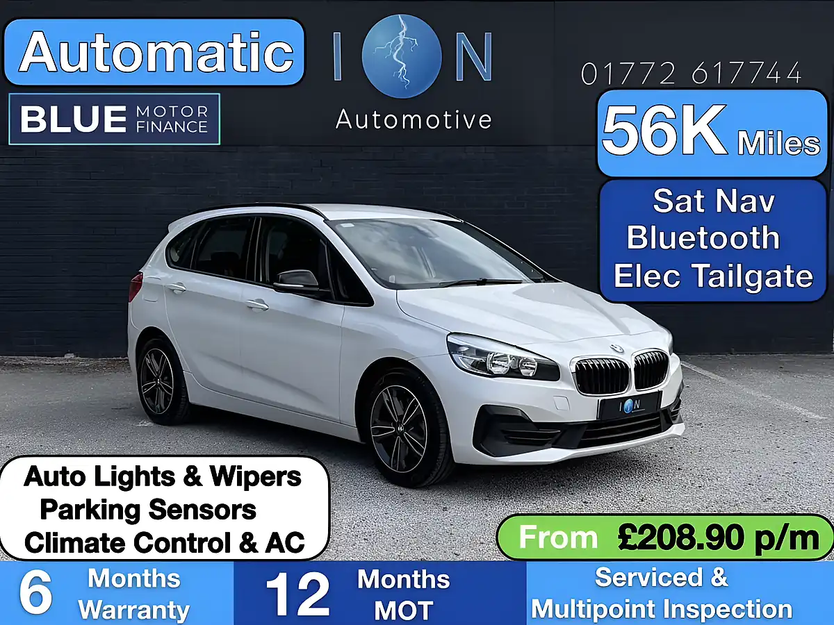 Used 2019 BMW 2 Series Active Tourer Sport Mineral White - Front View
