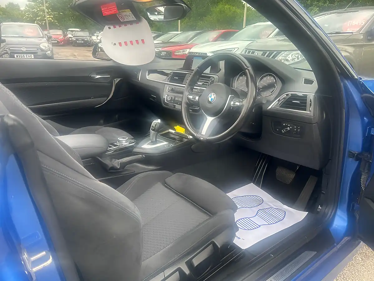 Used 2019 BMW 2 Series M Sport Blue - Interior and Exterior details 5