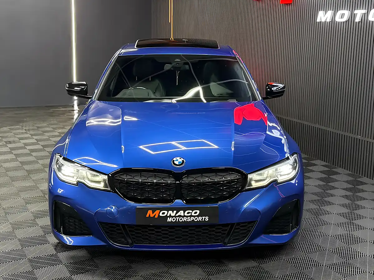 Used 2019 BMW 3 Series Blue - Interior and Exterior details 2