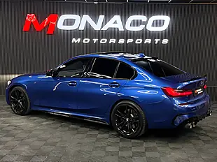 Used 2019 BMW 3 Series Blue - Interior and Exterior details 3