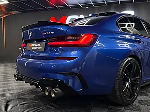 Used 2019 BMW 3 Series Blue - Interior and Exterior details 5