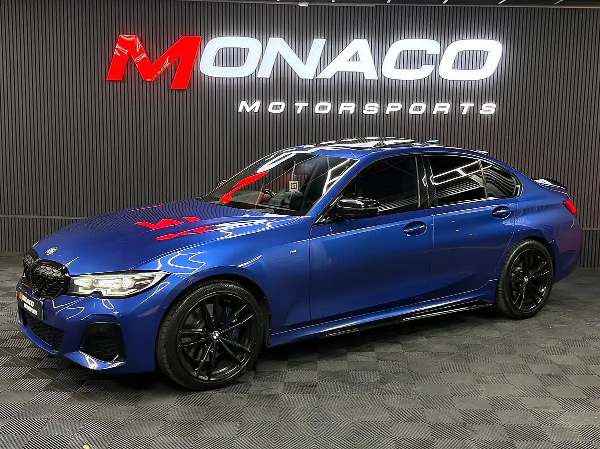 Used 2019 BMW 3 Series Blue - Interior and Exterior details 7