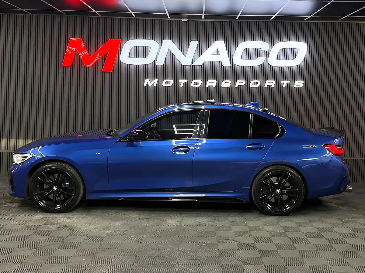 Used 2019 BMW 3 Series Blue - Interior and Exterior details 8