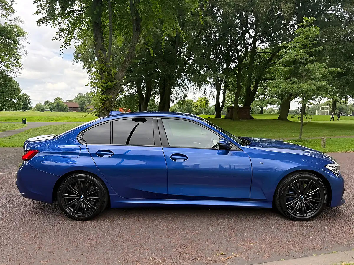 Used 2019 BMW 3 Series M Sport Blue - Interior and Exterior details 2