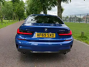 Used 2019 BMW 3 Series M Sport Blue - Interior and Exterior details 4