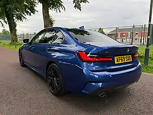 Used 2019 BMW 3 Series M Sport Blue - Interior and Exterior details 5