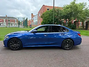Used 2019 BMW 3 Series M Sport Blue - Interior and Exterior details 6