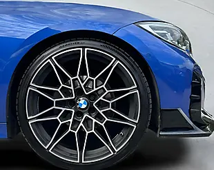 Used 2019 BMW 3 Series M Sport Blue - Interior and Exterior details 18