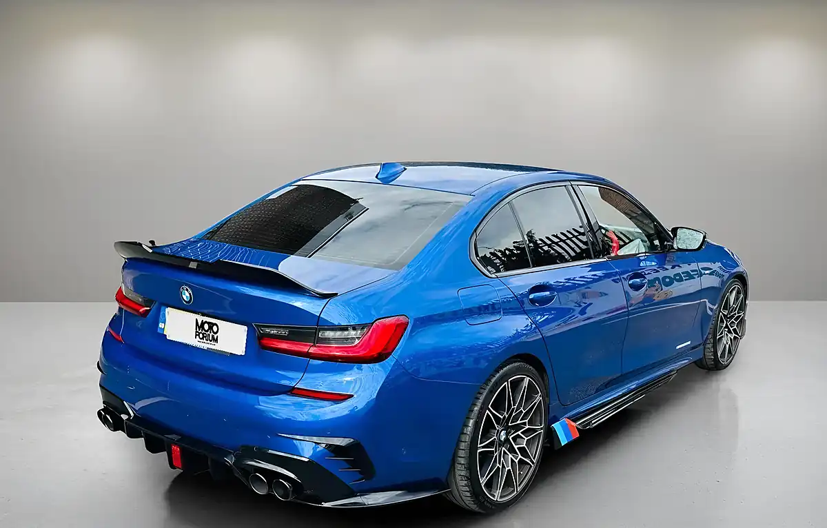 Used 2019 BMW 3 Series M Sport Blue - Interior and Exterior details 19
