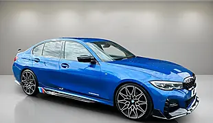 Used 2019 BMW 3 Series M Sport Blue - Interior and Exterior details 2