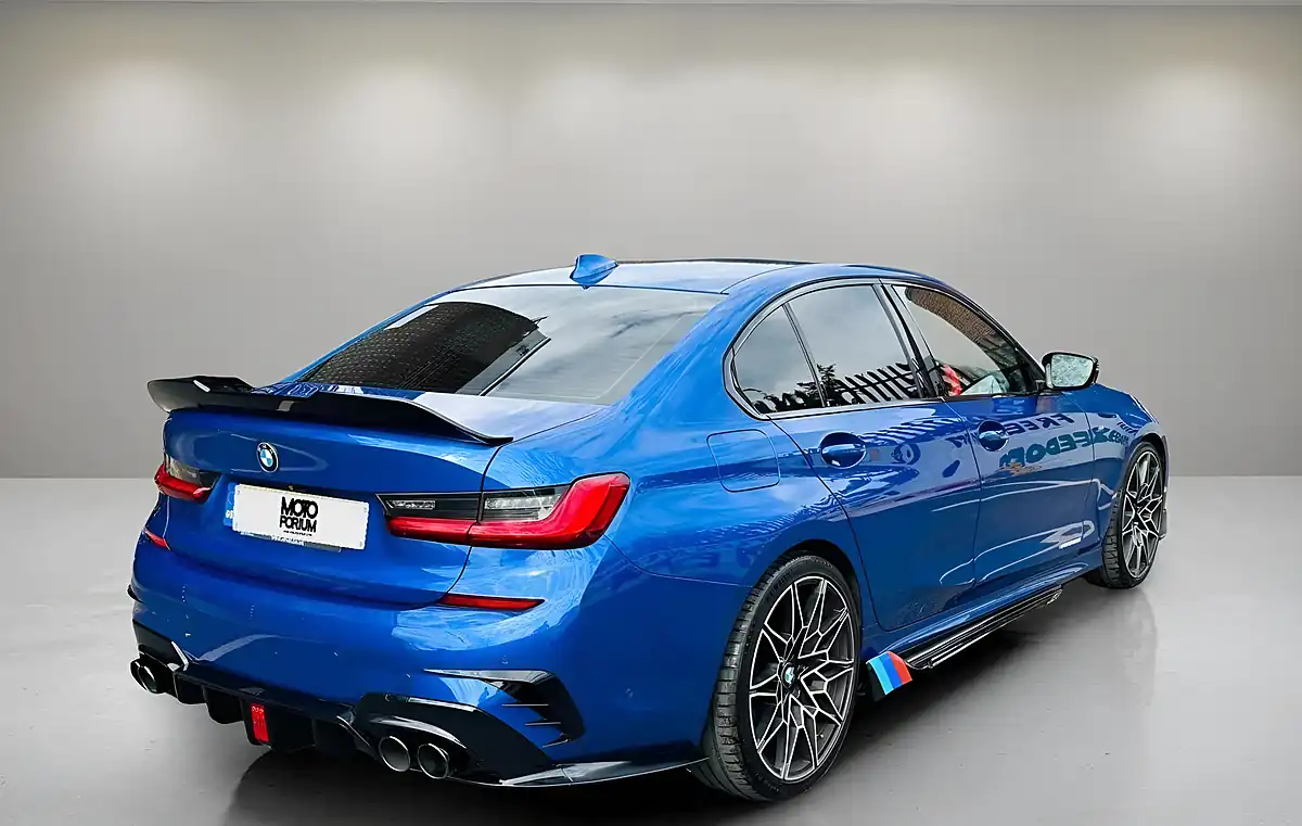 Used 2019 BMW 3 Series M Sport Blue - Interior and Exterior details 20