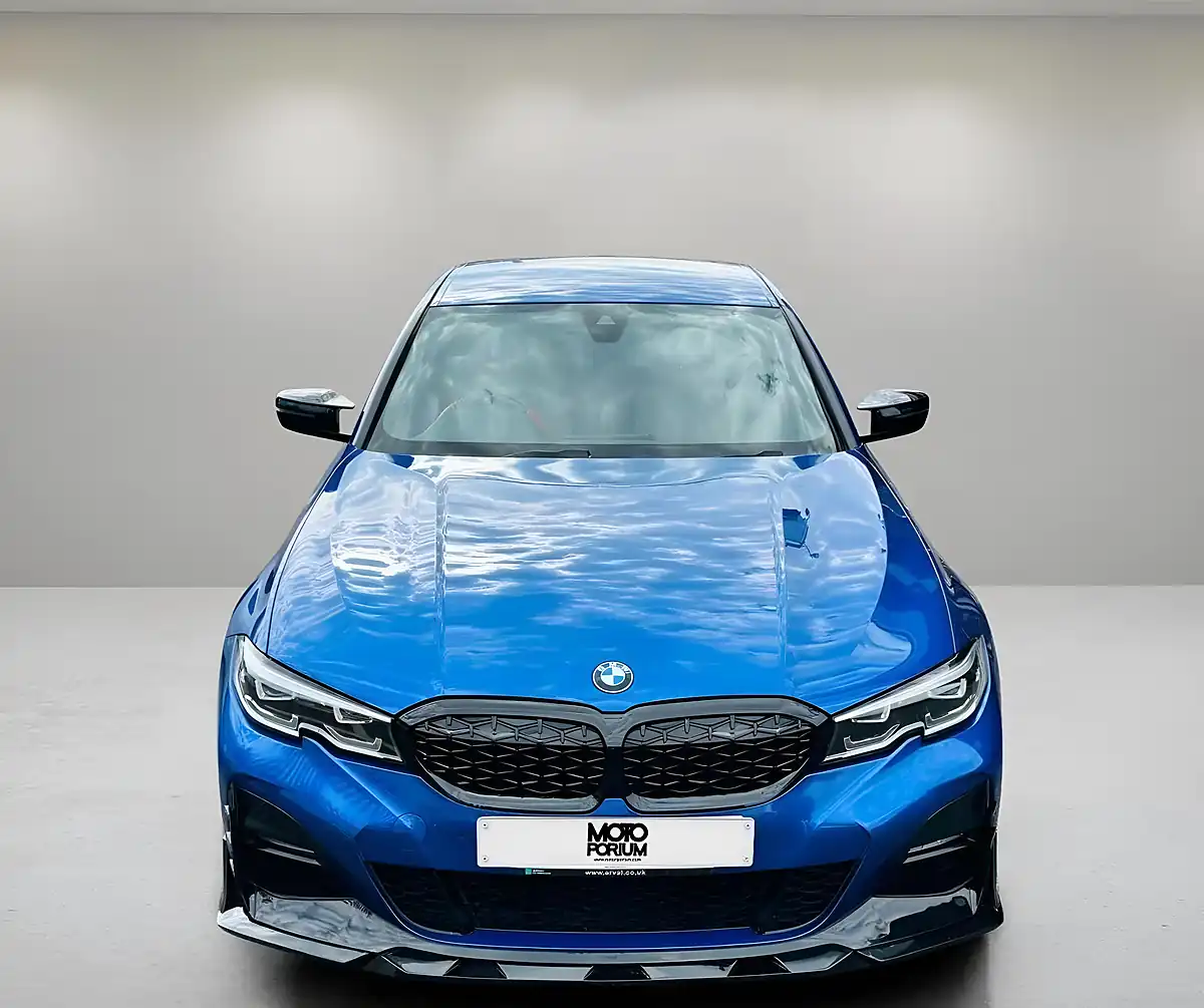 Used 2019 BMW 3 Series M Sport Blue - Interior and Exterior details 4