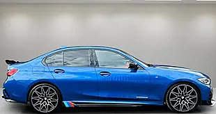 Used 2019 BMW 3 Series M Sport Blue - Interior and Exterior details 5