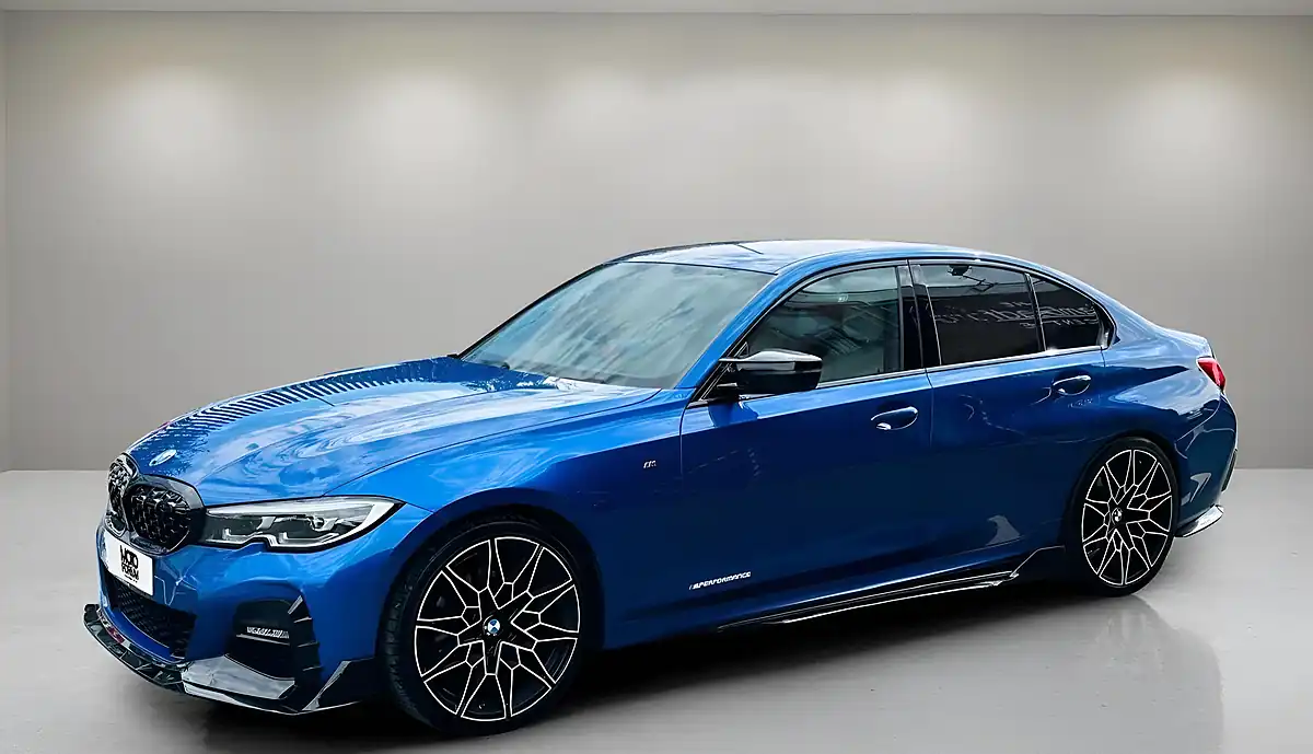 Used 2019 BMW 3 Series M Sport Blue - Interior and Exterior details 7