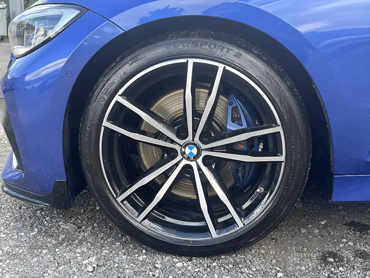 Used 2019 BMW 3 Series M Sport Blue - Interior and Exterior details 10