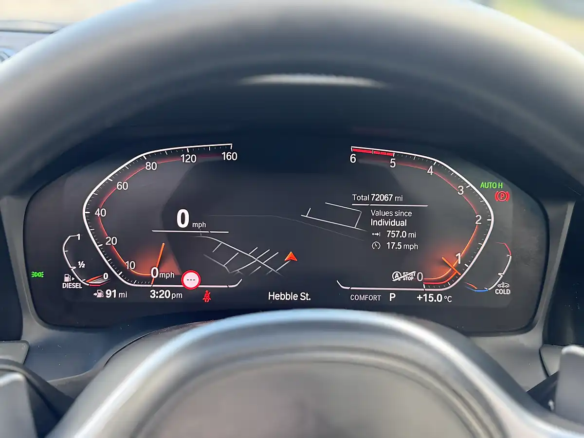 Used 2019 BMW 3 Series M Sport Blue - Interior and Exterior details 13