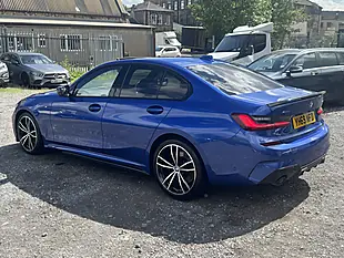 Used 2019 BMW 3 Series M Sport Blue - Interior and Exterior details 5