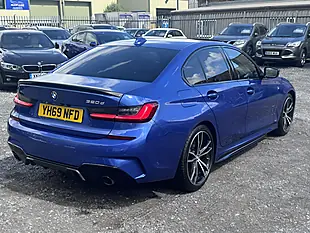 Used 2019 BMW 3 Series M Sport Blue - Interior and Exterior details 7