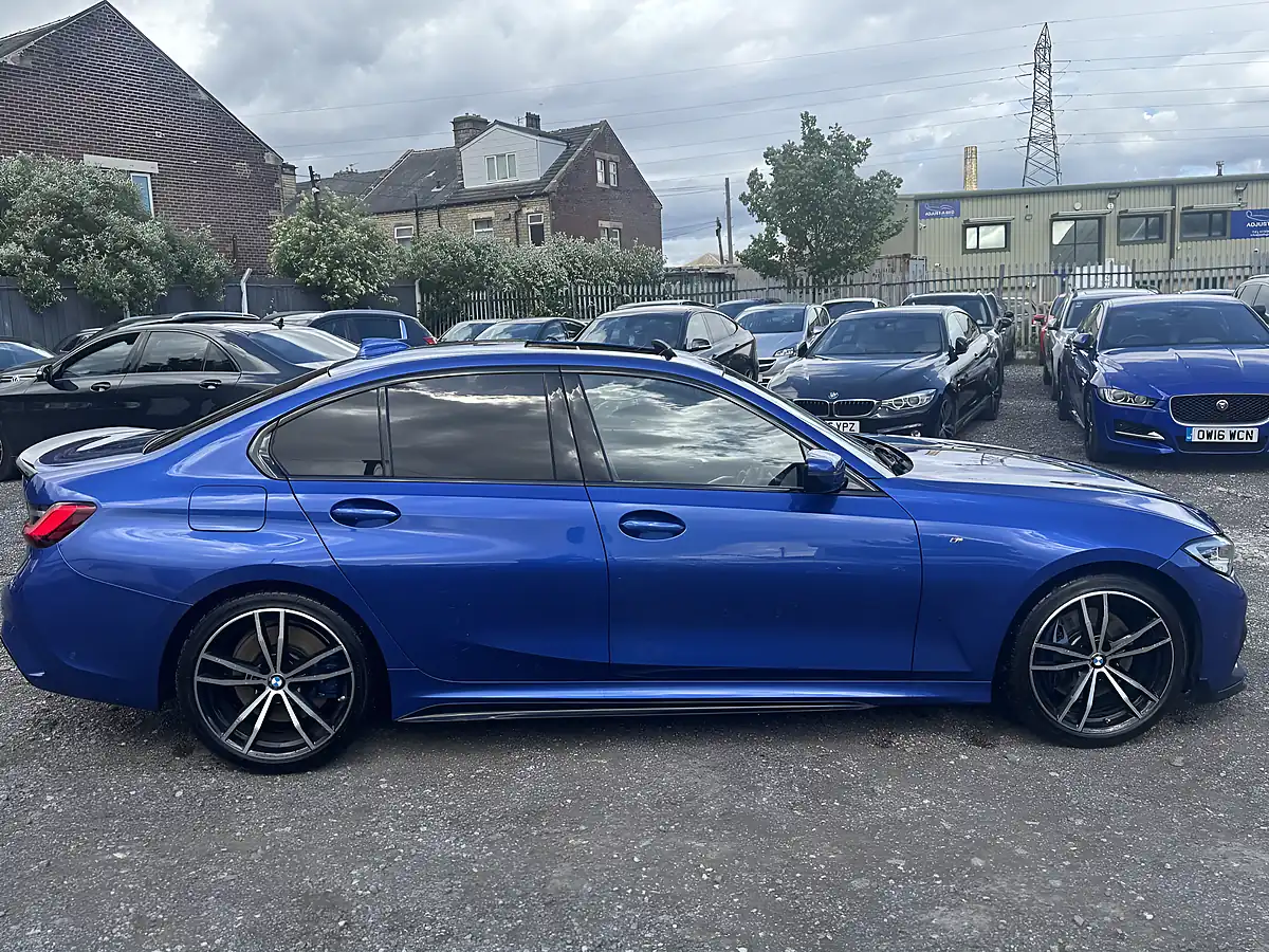 Used 2019 BMW 3 Series M Sport Blue - Interior and Exterior details 8