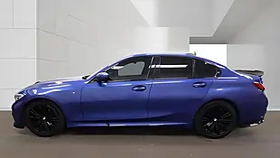 Used 2019 BMW 3 Series M Sport Blue - Interior and Exterior details 6