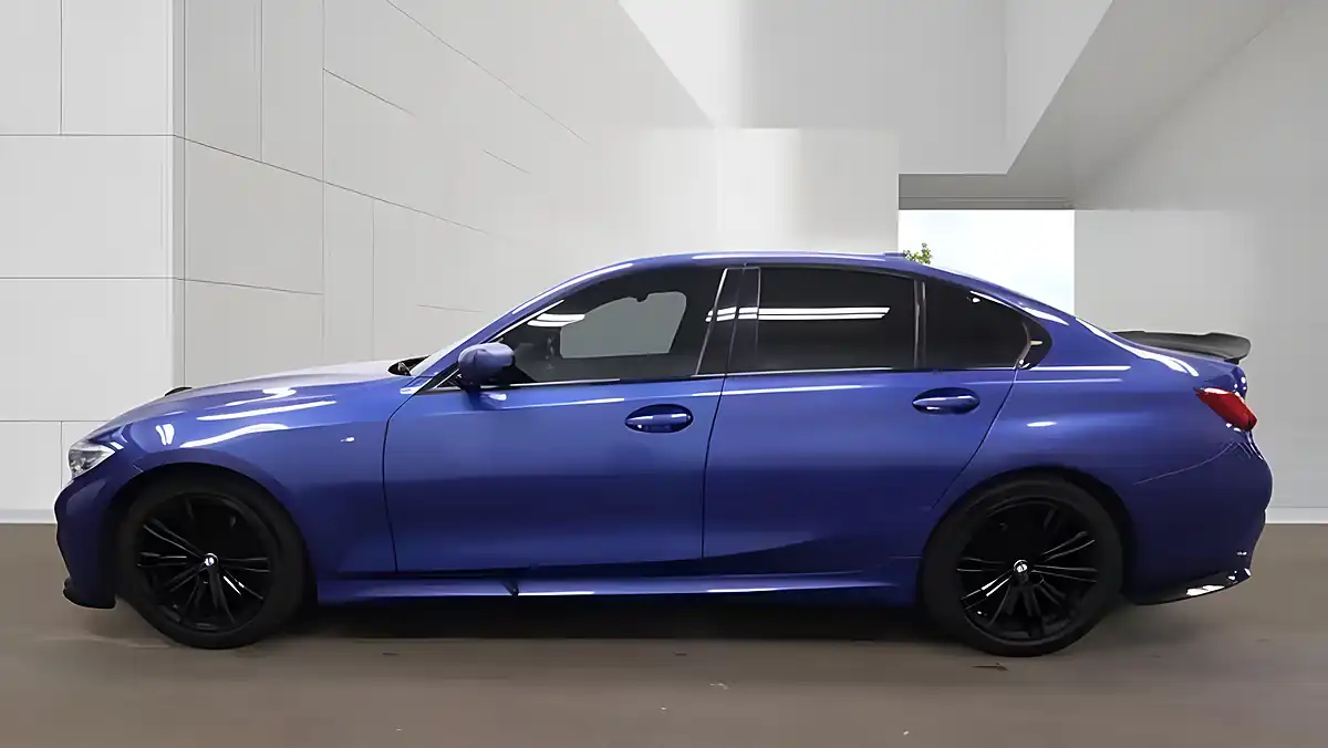 Used 2019 BMW 3 Series M Sport Blue - Interior and Exterior details 6