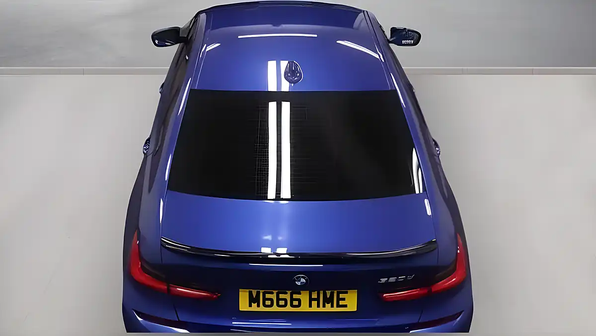 Used 2019 BMW 3 Series M Sport Blue - Interior and Exterior details 8