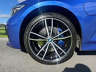 Used 2019 BMW 3 Series M Sport Blue - Interior and Exterior details 10