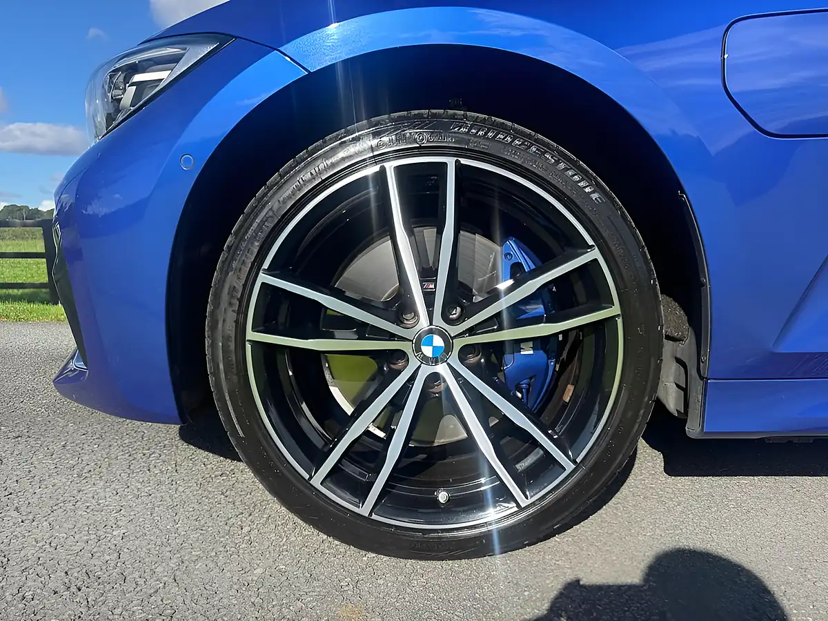 Used 2019 BMW 3 Series M Sport Blue - Interior and Exterior details 10