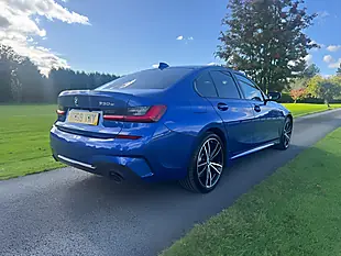 Used 2019 BMW 3 Series M Sport Blue - Interior and Exterior details 4