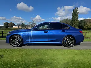 Used 2019 BMW 3 Series M Sport Blue - Interior and Exterior details 7