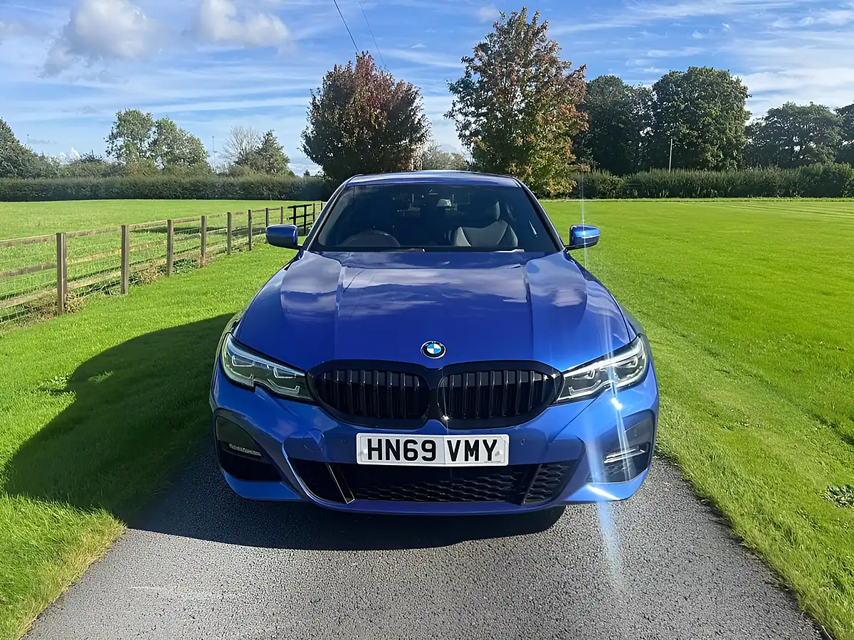 Used 2019 BMW 3 Series M Sport Blue - Interior and Exterior details 9