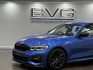 Used 2019 BMW 3 Series M Sport Blue - Interior and Exterior details 10