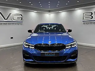 Used 2019 BMW 3 Series M Sport Blue - Interior and Exterior details 4