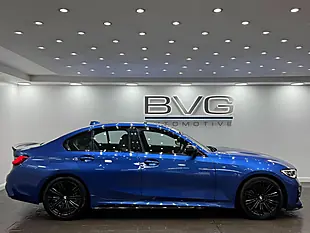 Used 2019 BMW 3 Series M Sport Blue - Interior and Exterior details 8