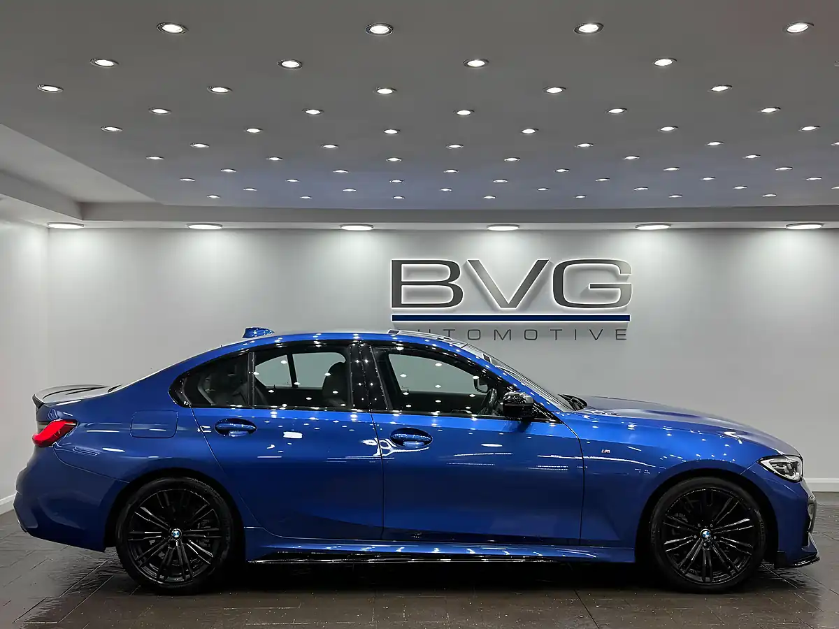 Used 2019 BMW 3 Series M Sport Blue - Interior and Exterior details 8