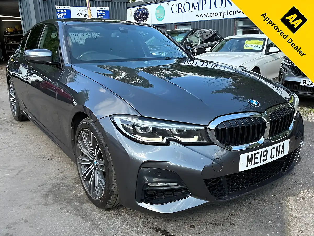 Used 2019 BMW 3 Series M Sport Grey - Front View