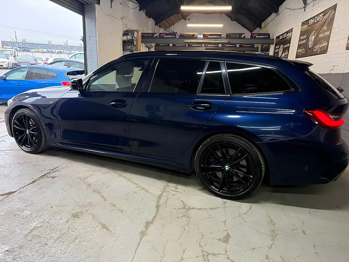 Used 2019 BMW 3 Series M Sport Plus Edition Touring Blue - Interior and Exterior details 13