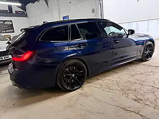 Used 2019 BMW 3 Series M Sport Plus Edition Touring Blue - Interior and Exterior details 14