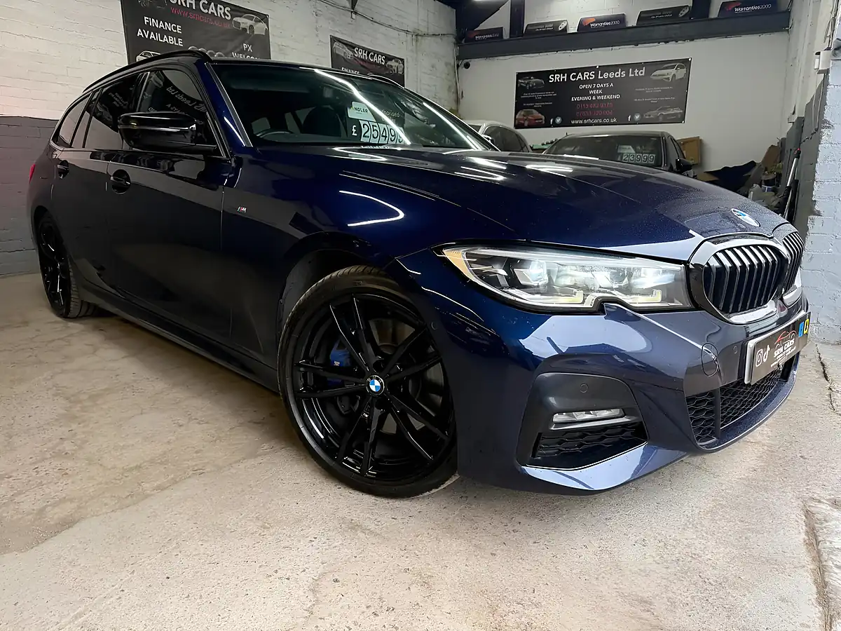 Used 2019 BMW 3 Series M Sport Plus Edition Touring Blue - Interior and Exterior details 2