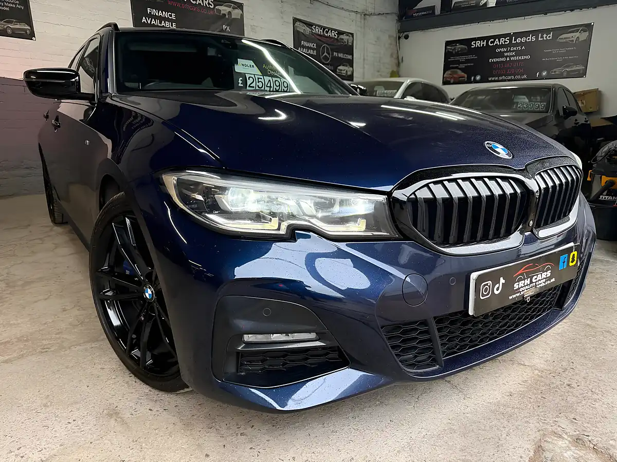 Used 2019 BMW 3 Series M Sport Plus Edition Touring Blue - Interior and Exterior details 3
