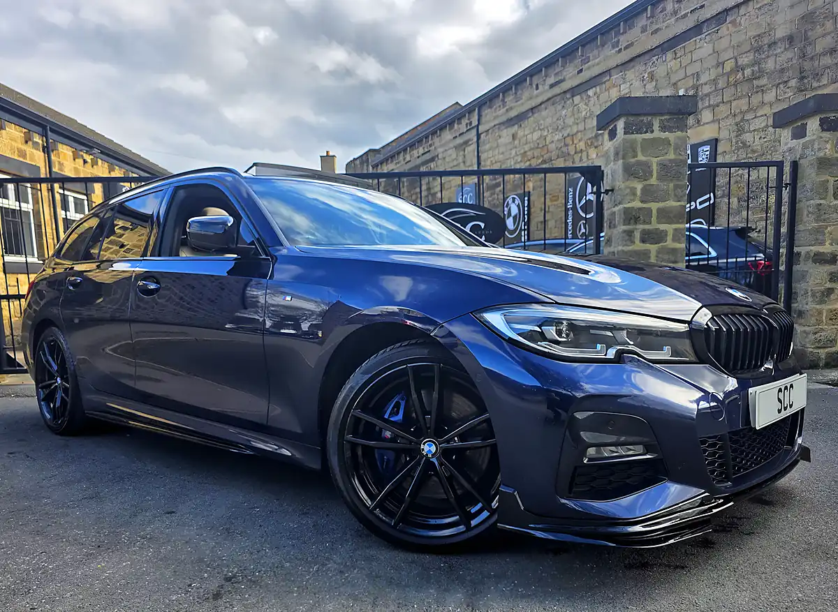 Used 2019 BMW 3 Series M Sport Plus Edition Touring Tanzanite Blue Ii - Interior and Exterior details 10