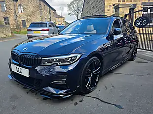 Used 2019 BMW 3 Series M Sport Plus Edition Touring Tanzanite Blue Ii - Interior and Exterior details 4