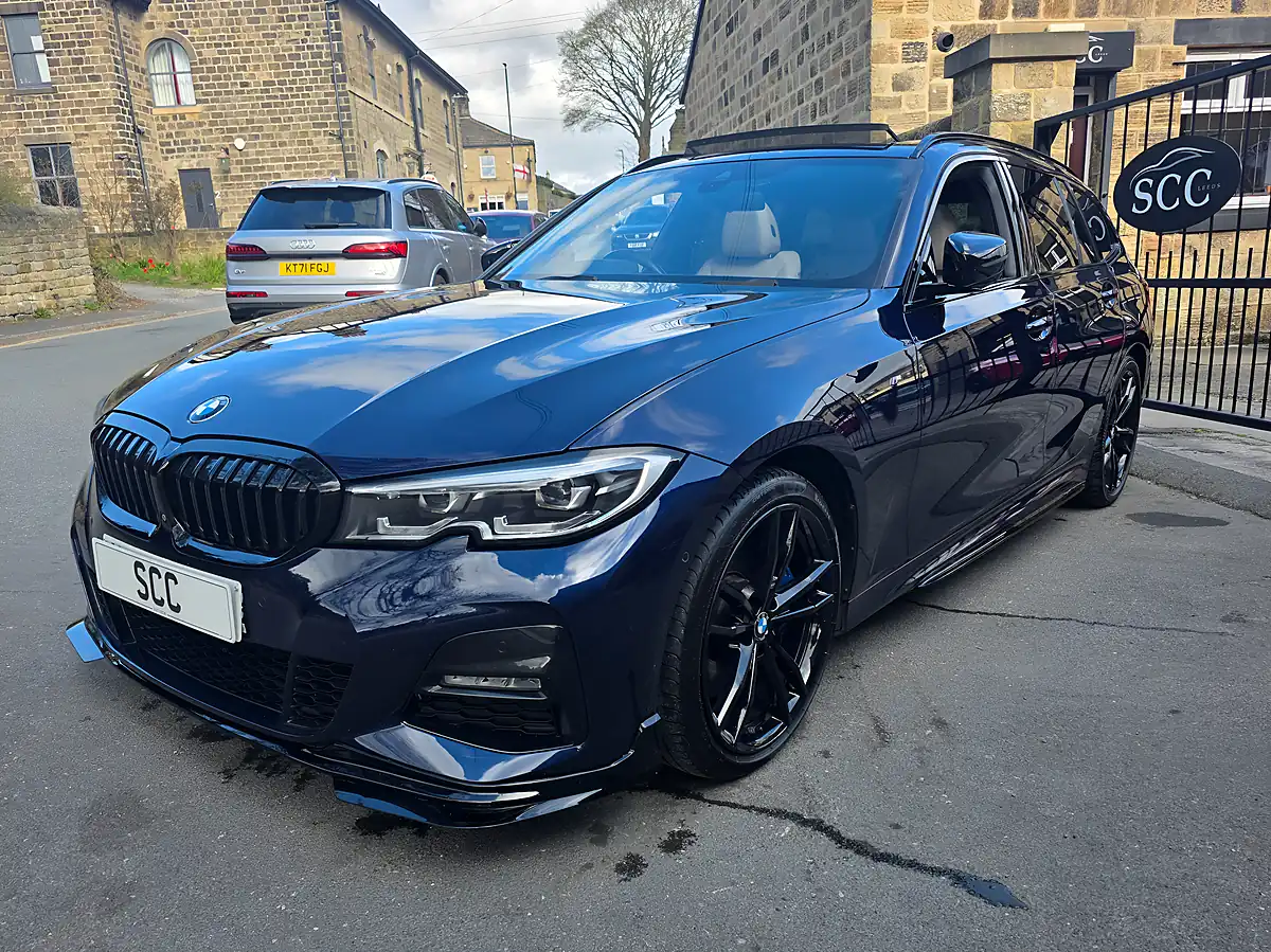 Used 2019 BMW 3 Series M Sport Plus Edition Touring Tanzanite Blue Ii - Interior and Exterior details 4