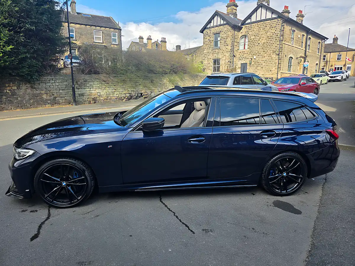 Used 2019 BMW 3 Series M Sport Plus Edition Touring Tanzanite Blue Ii - Interior and Exterior details 5