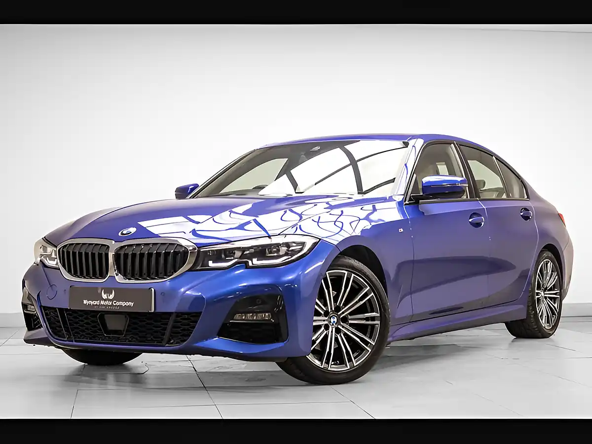 Used 2019 BMW 3 Series M Sport Portimao Blue - Front View