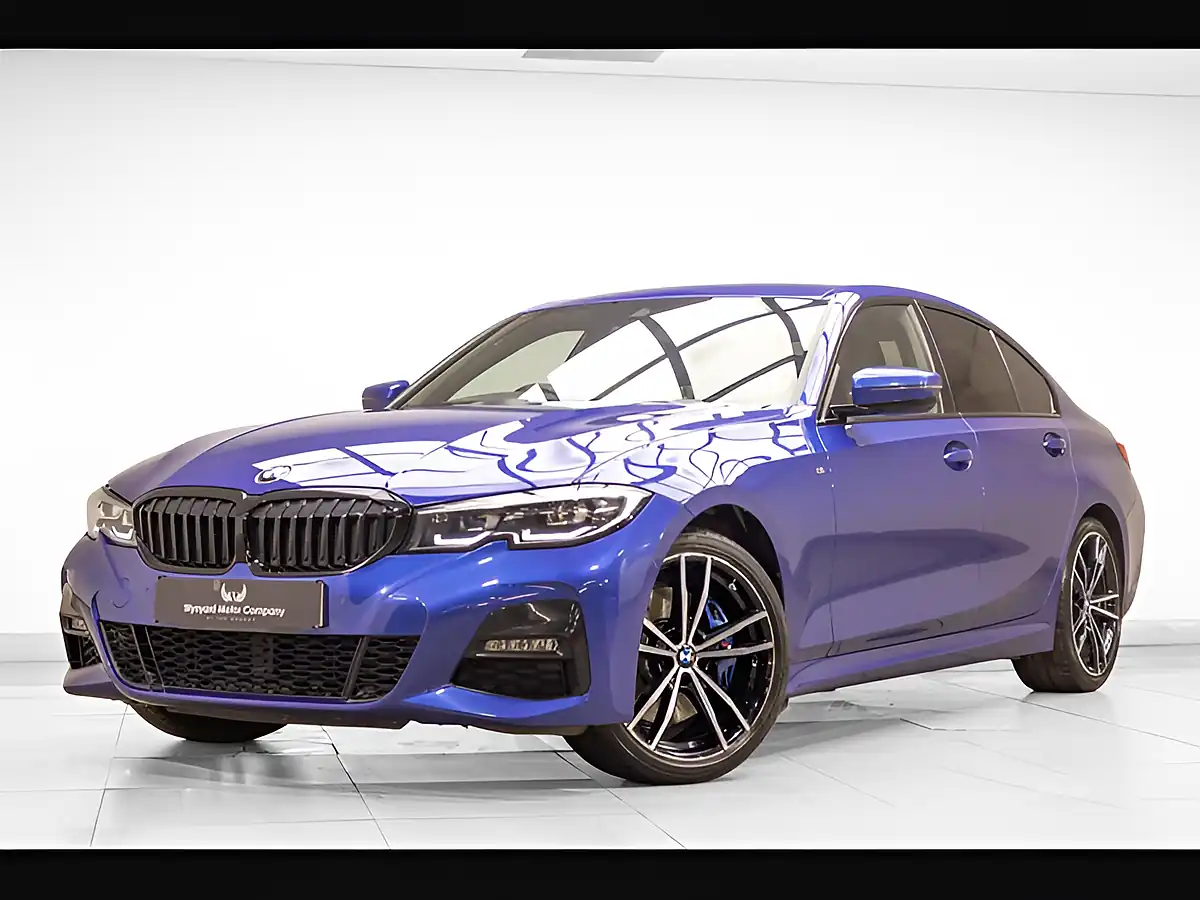 Used 2019 BMW 3 Series M Sport Portimao Blue - Front View